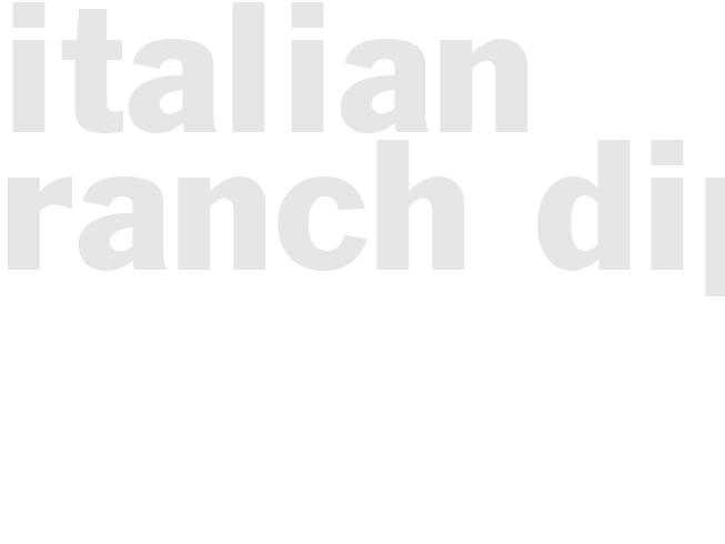 Italian Ranch Dip