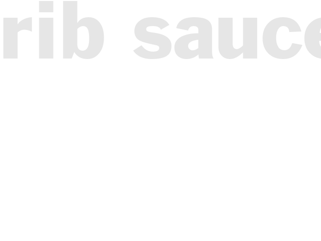 RIB SAUCE