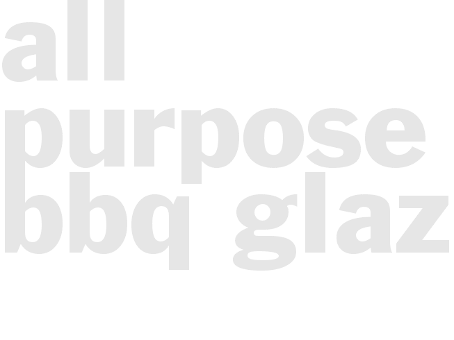 ALL-PURPOSE BBQ GLAZE