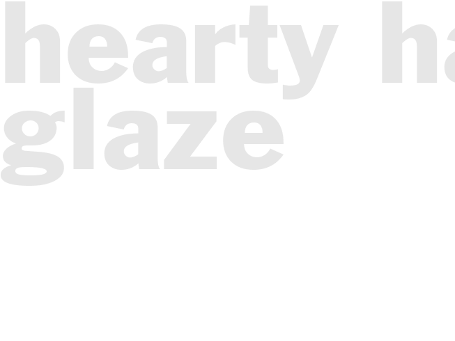 HEARTY HAM GLAZE