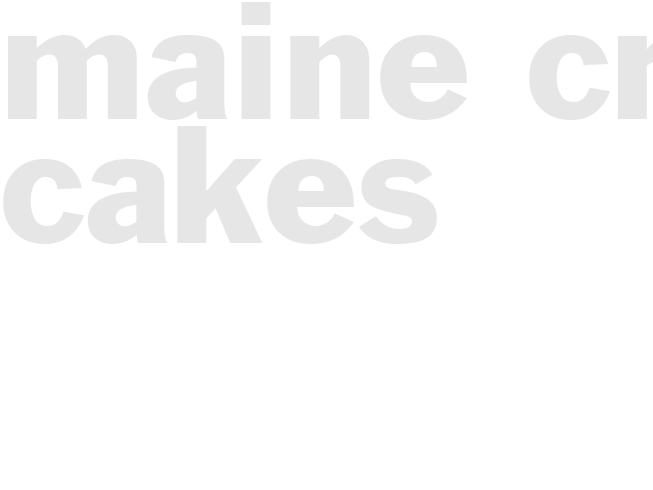 MAINE CRAB CAKES