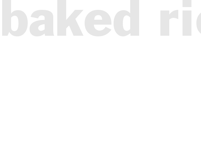 BAKED RICE