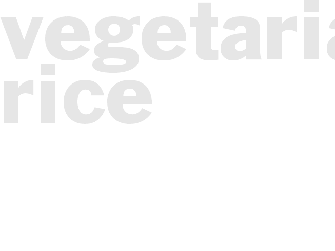 VEGETARIAN RICE