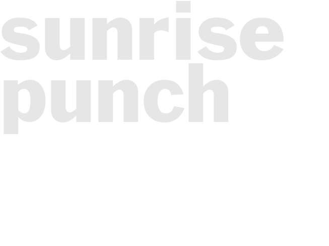 SUNRISE PUNCH