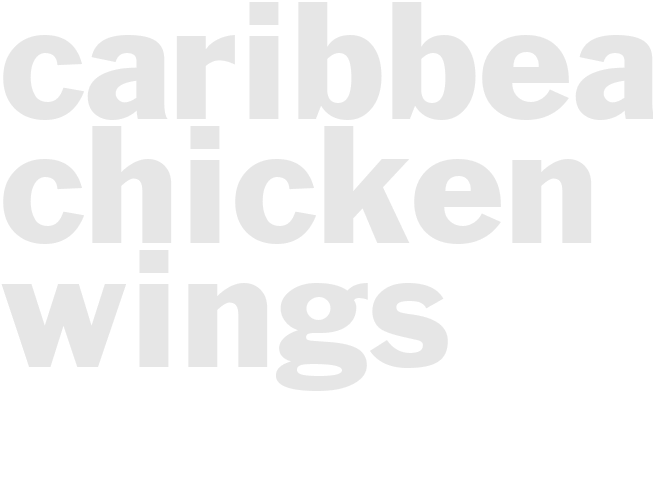 CARIBBEAN CHICKEN WINGS