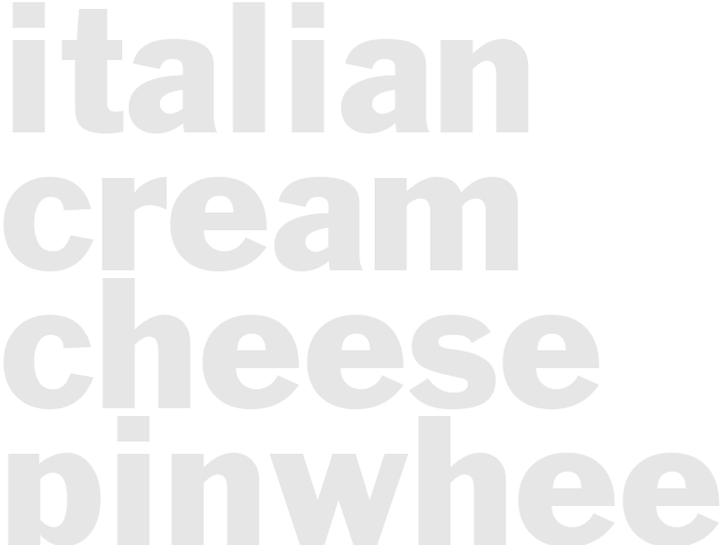 ITALIAN CREAM CHEESE PINWHEELS 