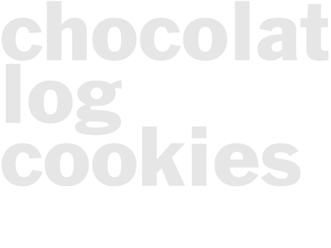 CHOCOLATE LOG COOKIES