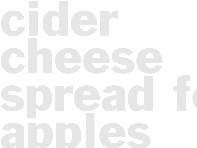 CIDER CHEESE SPREAD for Apples