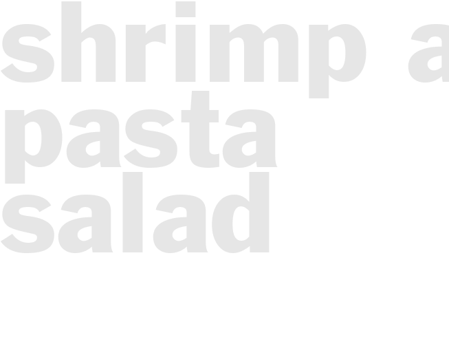 SHRIMP AND PASTA SALAD