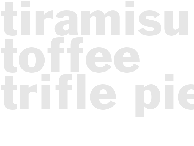 TIRAMISU TOFFEE TRIFLE PIE