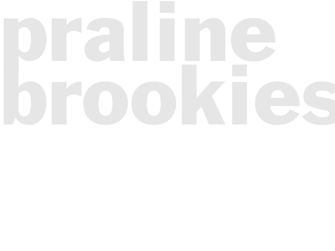 PRALINE BROOKIES   
