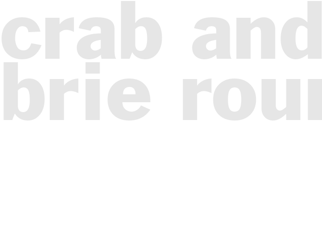 CRAB AND BRIE ROUND