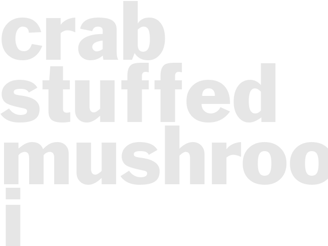 CRAB STUFFED MUSHROOMS I
