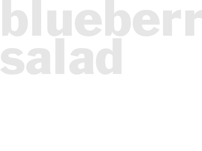 BLUEBERRY SALAD