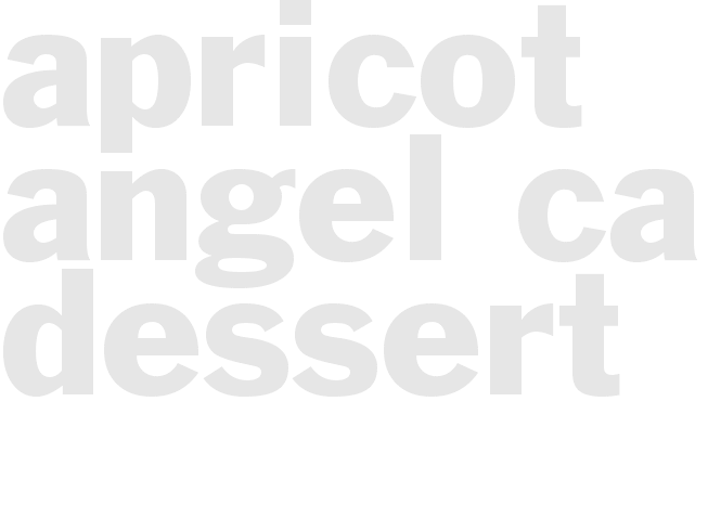 APRICOT ANGEL CAKE DESSERT