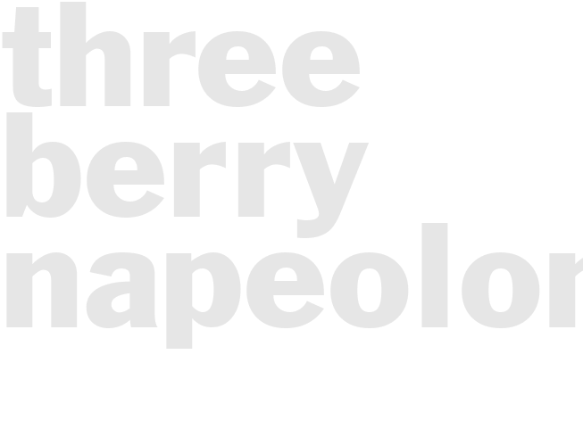 THREE BERRY NAPEOLON