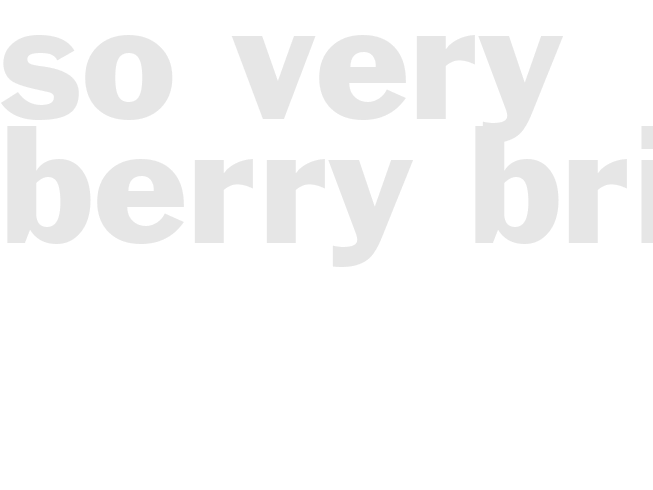 SO VERY BERRY BRIE