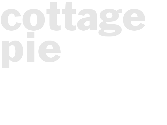 COTTAGE PIE