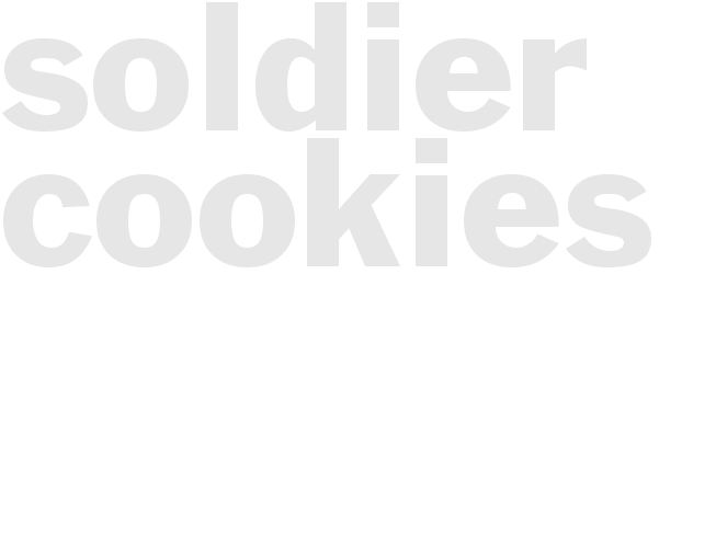 SOLDIER COOKIES