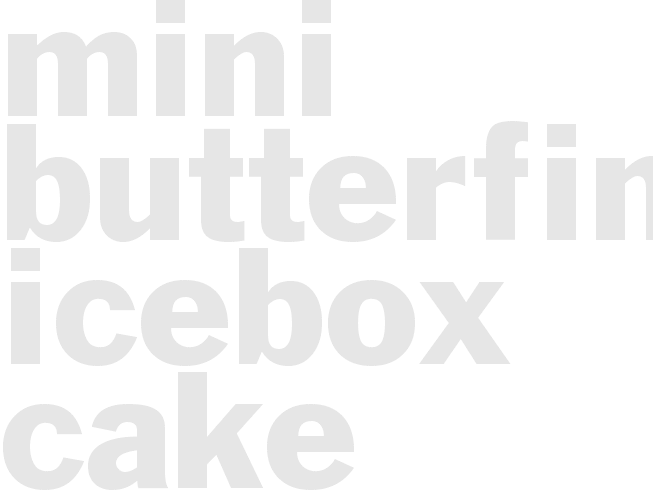 MINI BUTTERFINGER ICEBOX CAKE