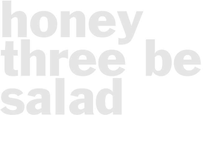 HONEY THREE-BEAN SALAD 