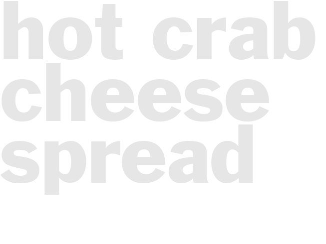HOT CRAB CHEESE SPREAD 