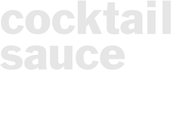 COCKTAIL SAUCE 