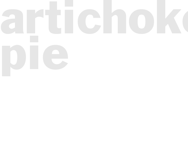 ARTICHOKE PIE