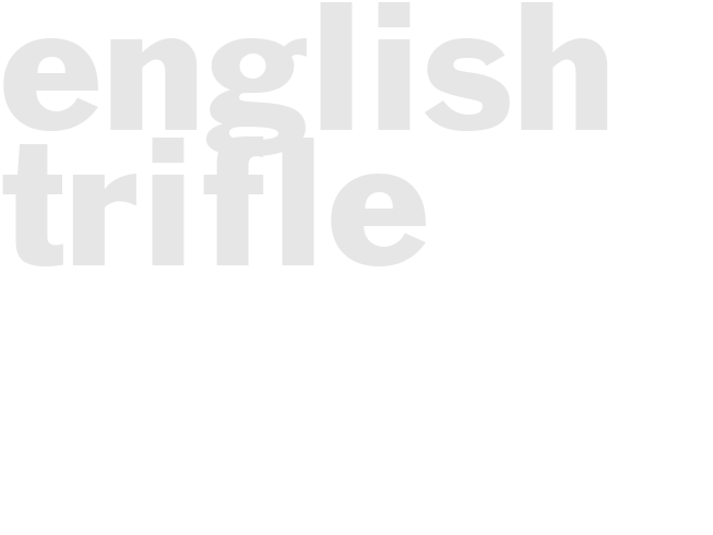 ENGLISH TRIFLE