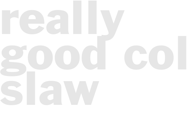 Really Good Cole Slaw