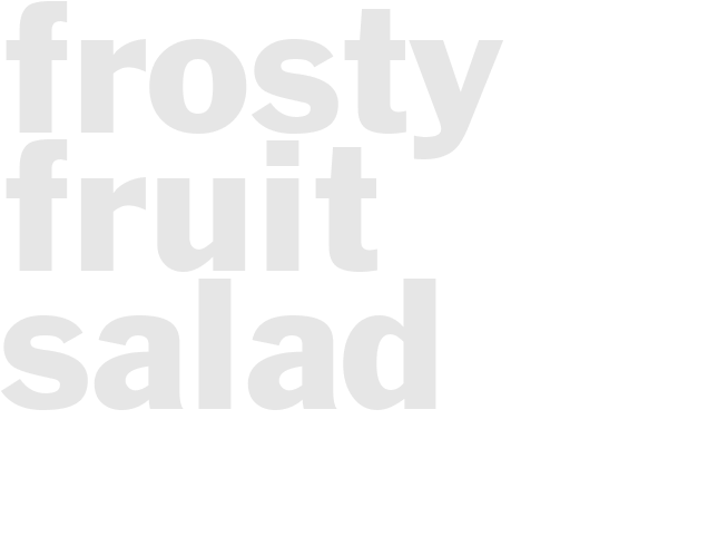 FROSTY FRUIT SALAD