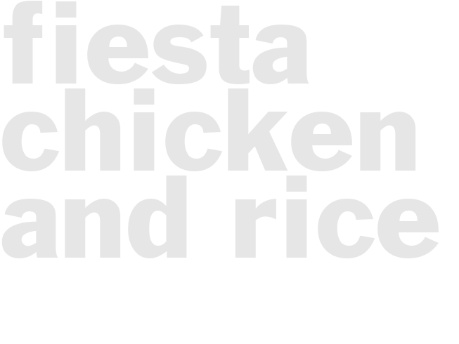 FIESTA CHICKEN AND RICE 