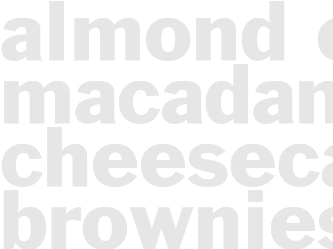 ALMOND OR MACADAMIA CHEESECAKE BROWNIES