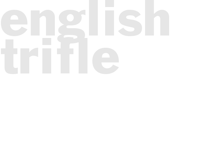 ENGLISH TRIFLE