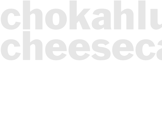 CHOKAHLUA CHEESECAKE