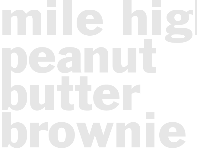 MILE HIGH PEANUT BUTTER BROWNIE PIE