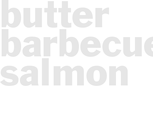 BUTTER BARBECUED SALMON