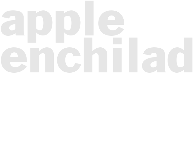 APPLE ENCHILADAS