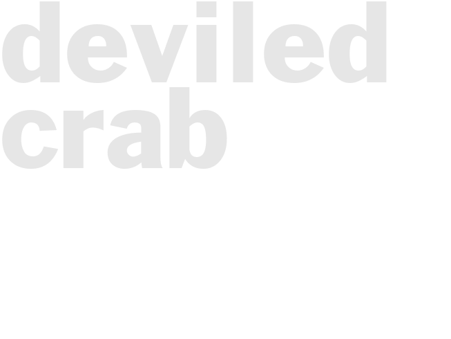 DEVILED CRAB