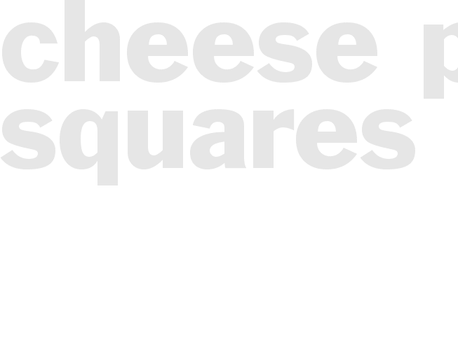 CHEESE PIE SQUARES
