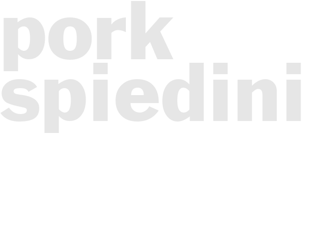 PORK SPIEDINI