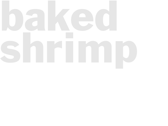 BAKED SHRIMP