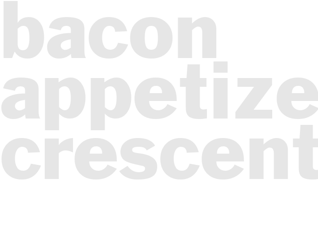 BACON APPETIZER CRESCENTS