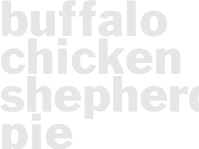BUFFALO CHICKEN SHEPHERDS PIE