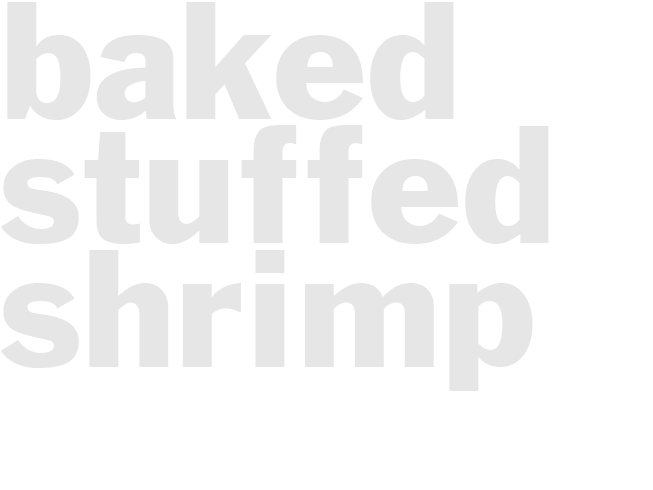 BAKED STUFFED SHRIMP