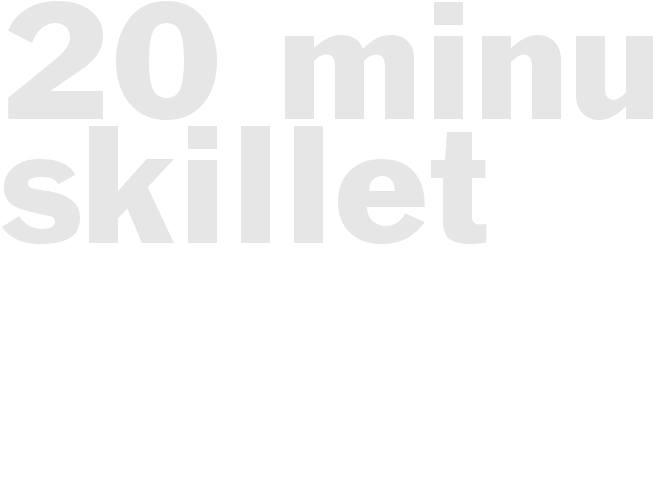 20-MINUTE SKILLET