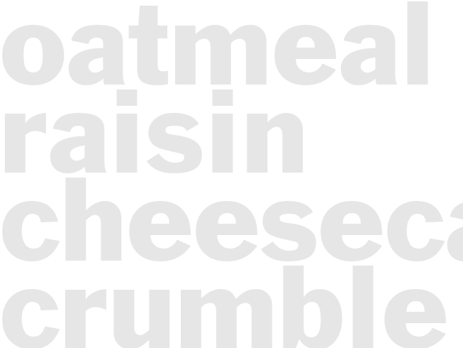 OATMEAL RAISIN CHEESECAKE CRUMBLE - Easy