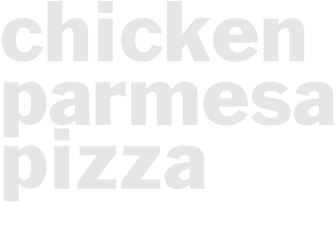 CHICKEN PARMESAN PIZZA