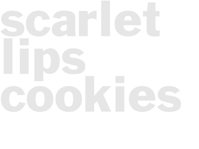 SCARLET LIPS COOKIES
