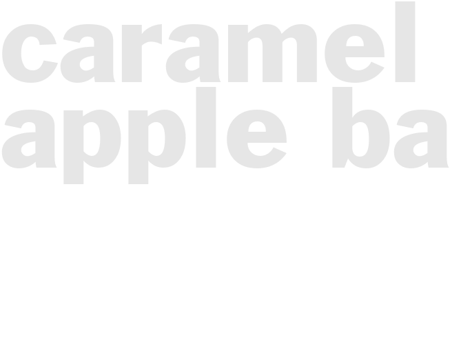 CARAMEL APPLE BARS